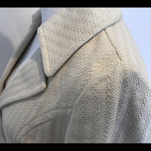 VALENTINO ROMA NWT NUDE TEXTURED BLAZER JKT SZ 10 - Picture 6 of 12